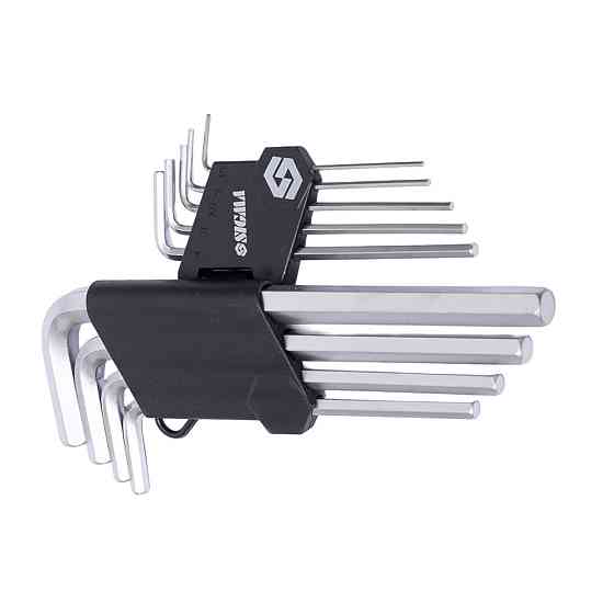 Ключи шестигранные 9шт 1.5-10мм CrV (средние) SIGMA (4022021) Ровно