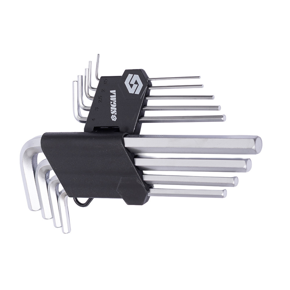 Ключи шестигранные 9шт 1.5-10мм CrV (средние) SIGMA (4022021) Ровно - изображение 3