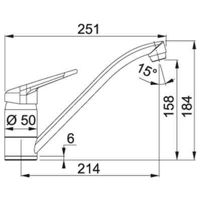 Смеситель Franke Novara Plus (115.0470.659) Винница