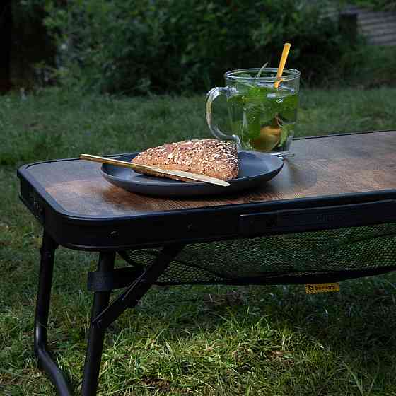 Стол Bo-Camp Woodbine Compact 56x34 cm Black/Wood look (1404190) Вінниця