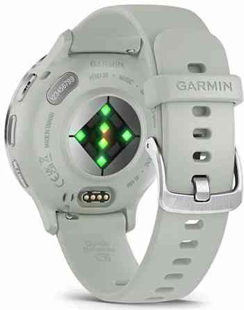 СМАРТ-годинник: Garmin Venu 3S Silver S. Steel Bezel w. Sage Gray Case. Київ