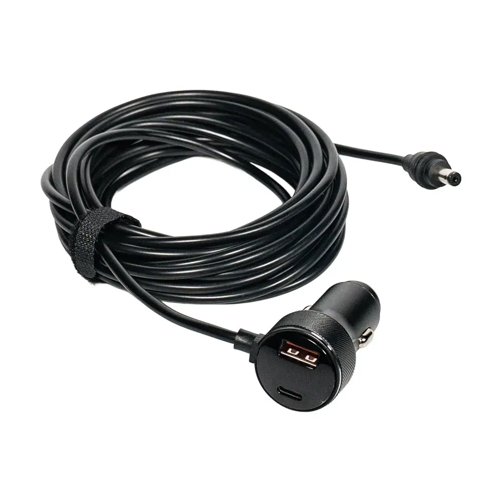 Кабель живлення для Starlink Mini E-NET автомобільний прикурювач/DC з USB Type-C та LED 5м (73-00658) Киев - изображение 9