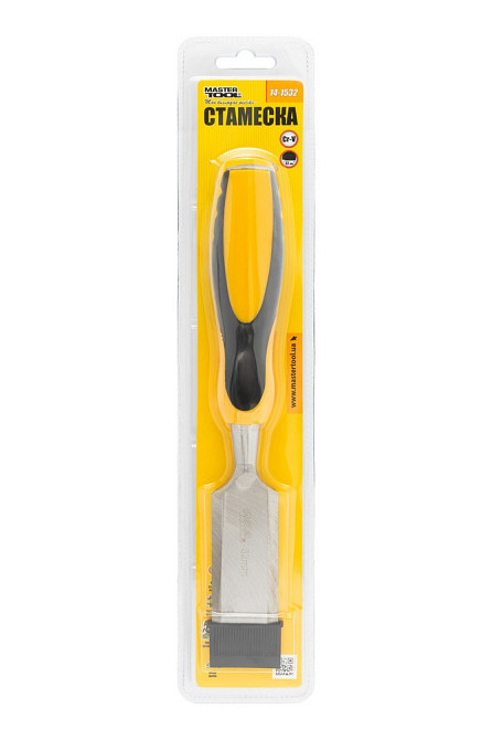 Стамеска ударна MASTERTOOL CrV 32 мм з двокомпонентною ручкою 14-1532 Коломыя - изображение 6