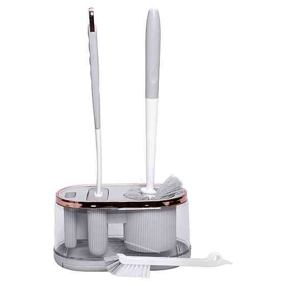 Настінний набір для туалету 3 в 1: ершики та щітка Київ