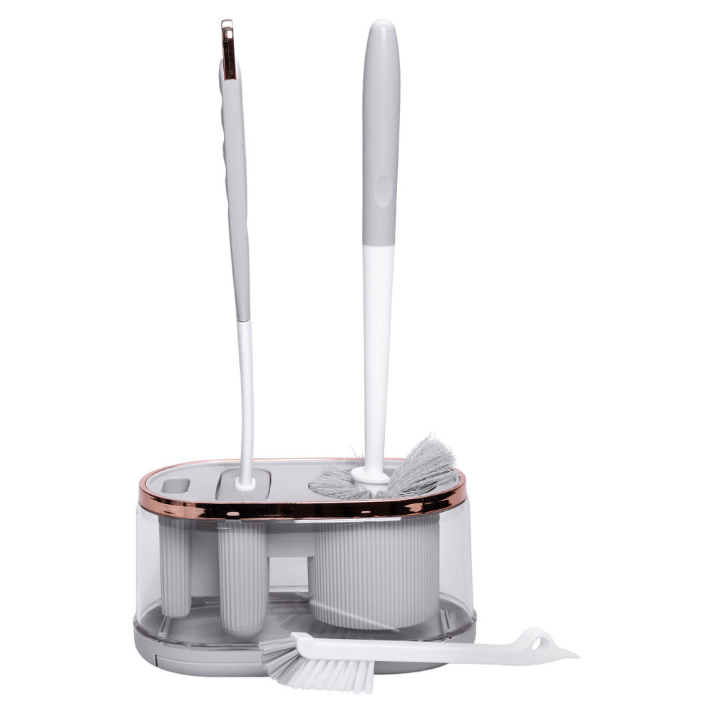 Настінний набір для туалету 3 в 1: ершики та щітка Київ - фото 4