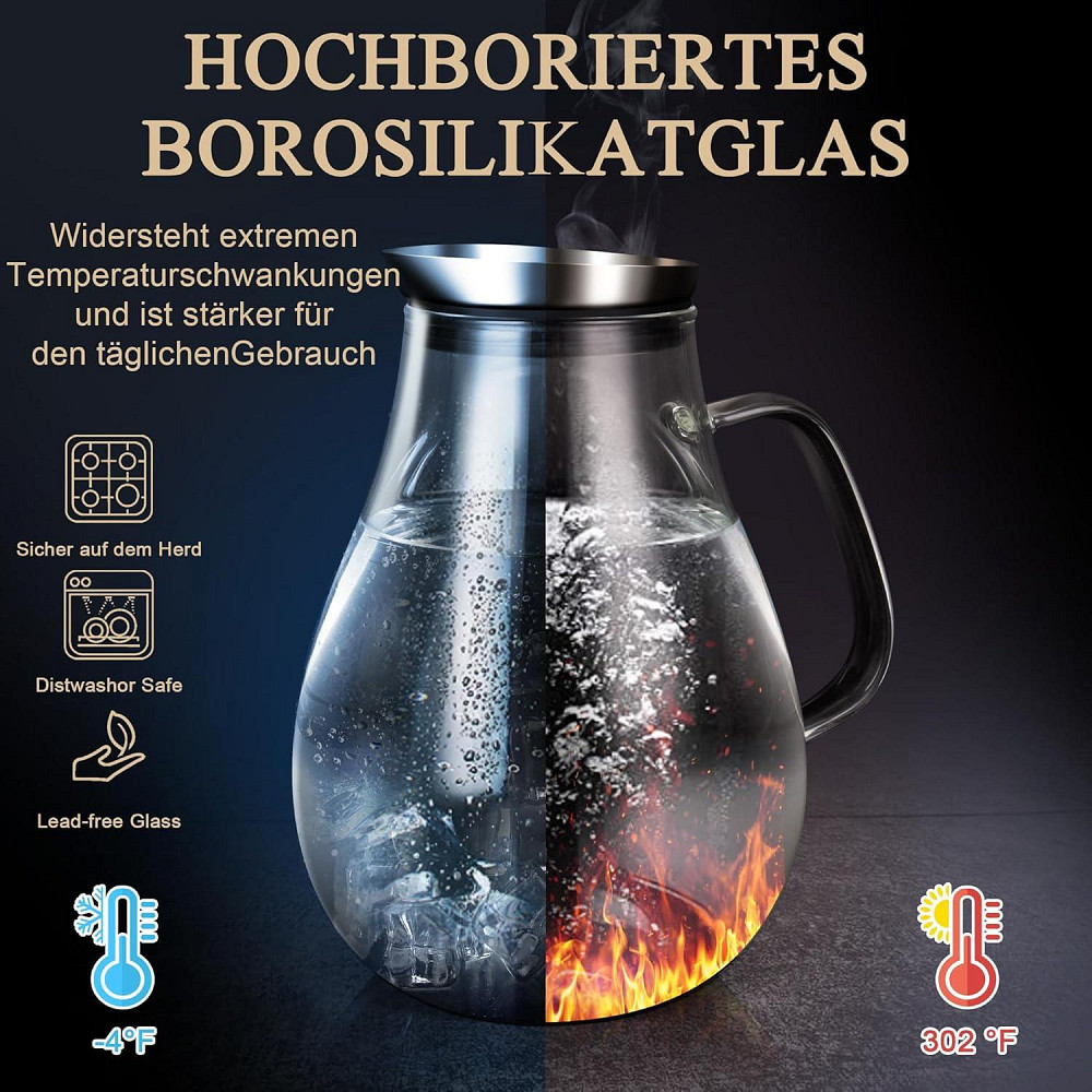 Скляний глечик SUSTEAS Луцьк - фото 6