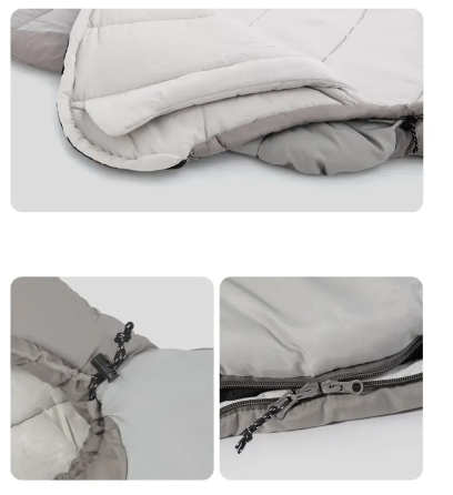 Туристический спальный мешок-кокон Naturehike P300 (до -13C) Серый Киев