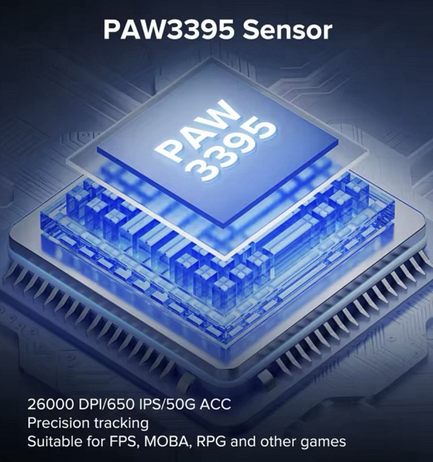 Игровая мышь | мышь kysona m511 | paw 3395 | 1k hz. Харків - фото 1