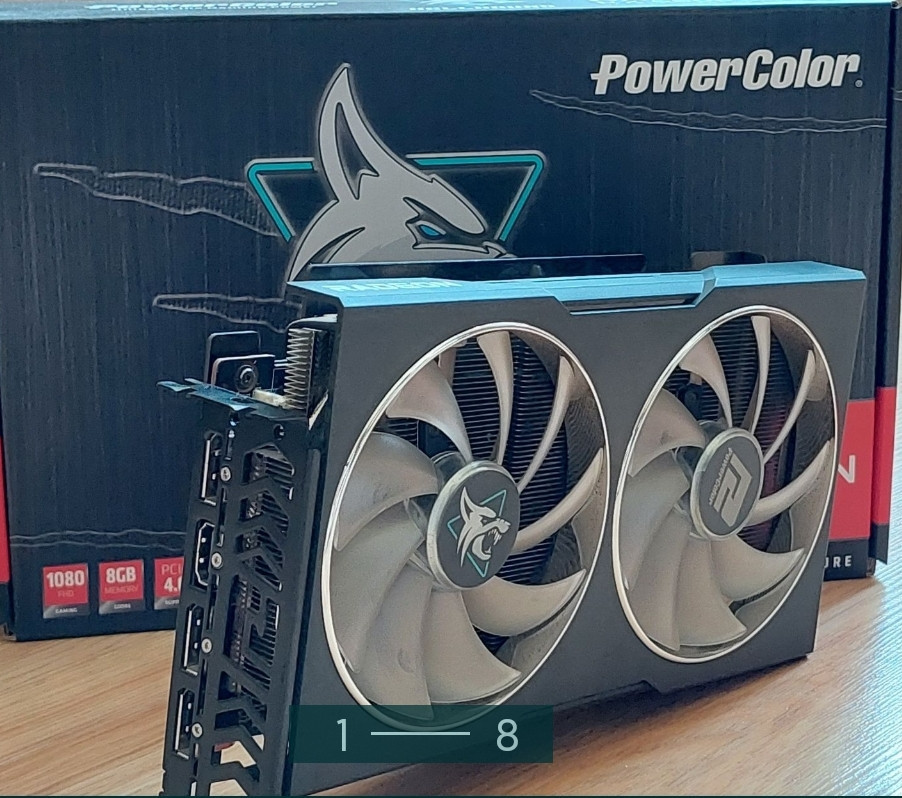 Відеокарта Power Color AMD Radeon RX 6600 8Gb Hellhound. Харків - фото 8