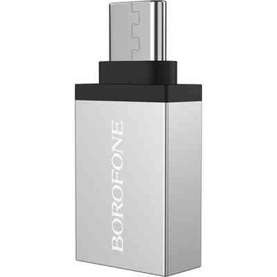 Перехідник OTG USB 3.0 AF to USB-C BOROFONE (6957531090328) Вінниця