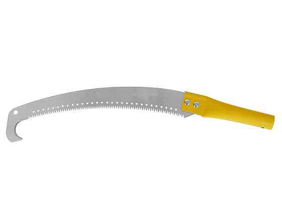 Пилка садова "John Gardener" вигнута з гаком на дерев'яний держак Стрый