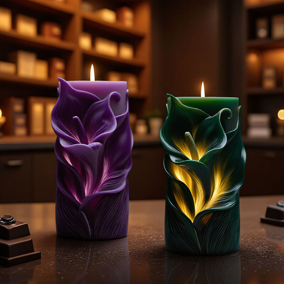 Силіконова форма для виготовлення свічки, молд для виготовлення свічок з соєвого, бджолиного воску і парафіну 73 х 90 х 115 мм Кам'янець-Подільський