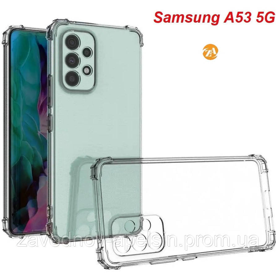 Samsung A53 A536 Прозрачный чехол (защита камеры) Одесса - изображение 1