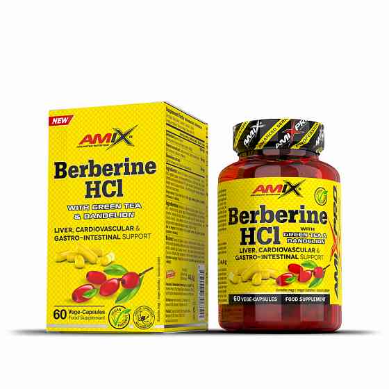 AmixPro Berberine HCl with GreenTea & Dandelion 60cps Луцк