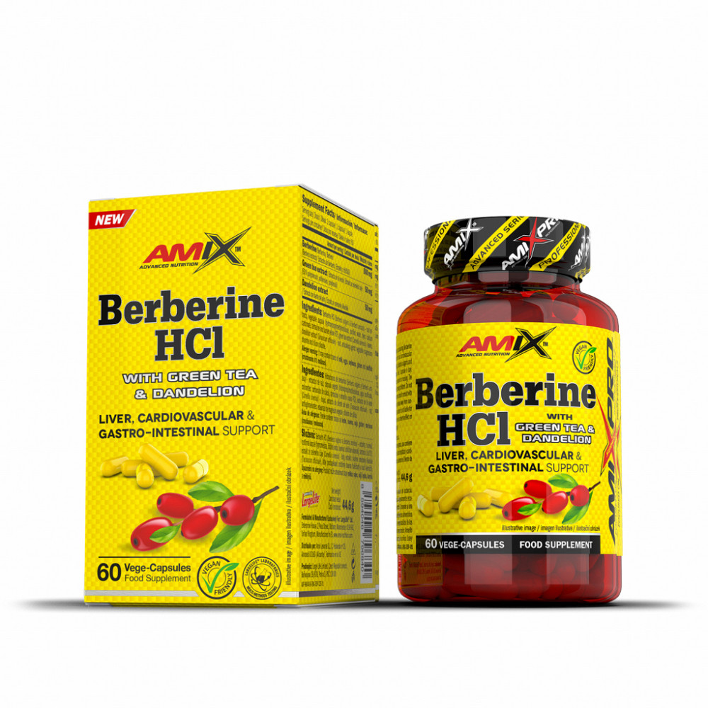 AmixPro Berberine HCl with GreenTea & Dandelion 60cps Луцк - изображение 2