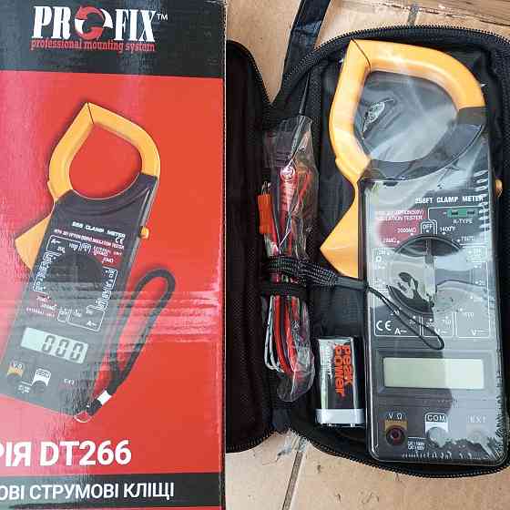 Кліщі струмовимірювальні ProFix DT266FT Полтава