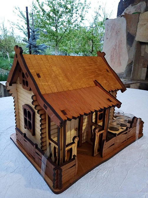 Міні бар «Будиночок» з чарками В-013 Київ - фото 5