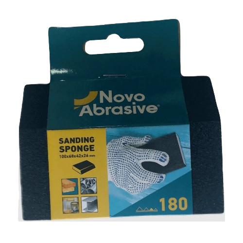 Губка шліфувальна комбінована 100*68*42*26мм P180 NovoAbrasive Житомир