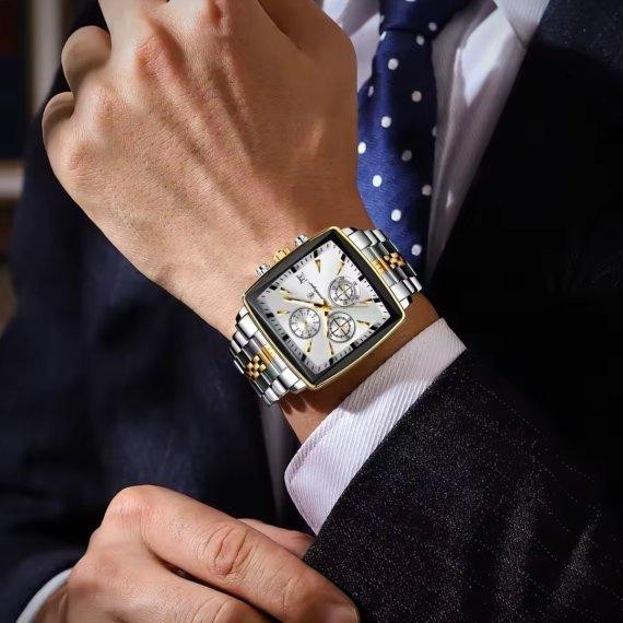 Мужские наручные часы Poedagar Parus (Серебристый) Винница - изображение 6