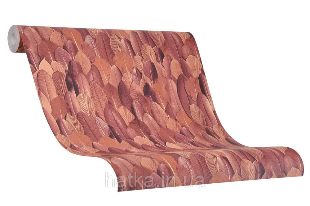 Обои виниловые на флизелине Marburg 31734 Imagine листья бордовые алые красные Киев - изображение 2