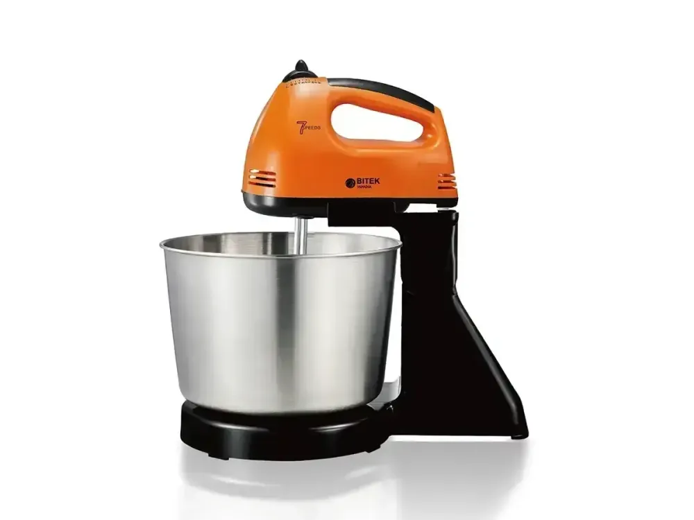 Стационарный миксер для кухни с металлической чашей RAF R6637 2 л 250W Коломыя - изображение 5