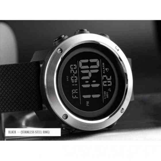 Чоловічий наручний спортивний годинник Skmei 1416 Чорний Київ