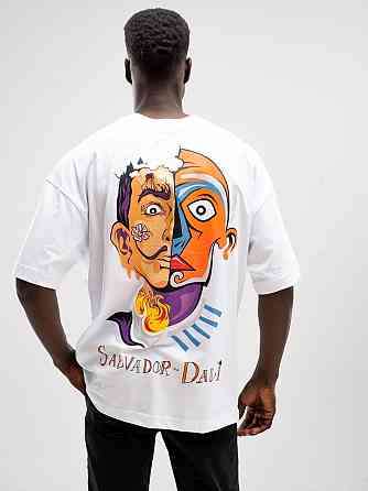 Футболка чоловіча с принтом  44 Біла 2634325757 Дніпро