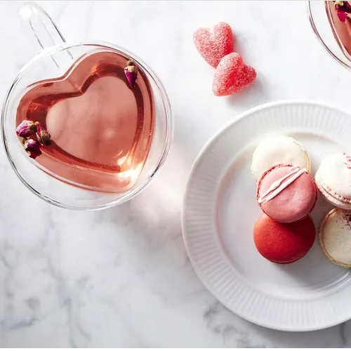 Набір чашок 2шт 250мл з подвійними стінками скло 9006 KAMILLE Житомир - изображение 4