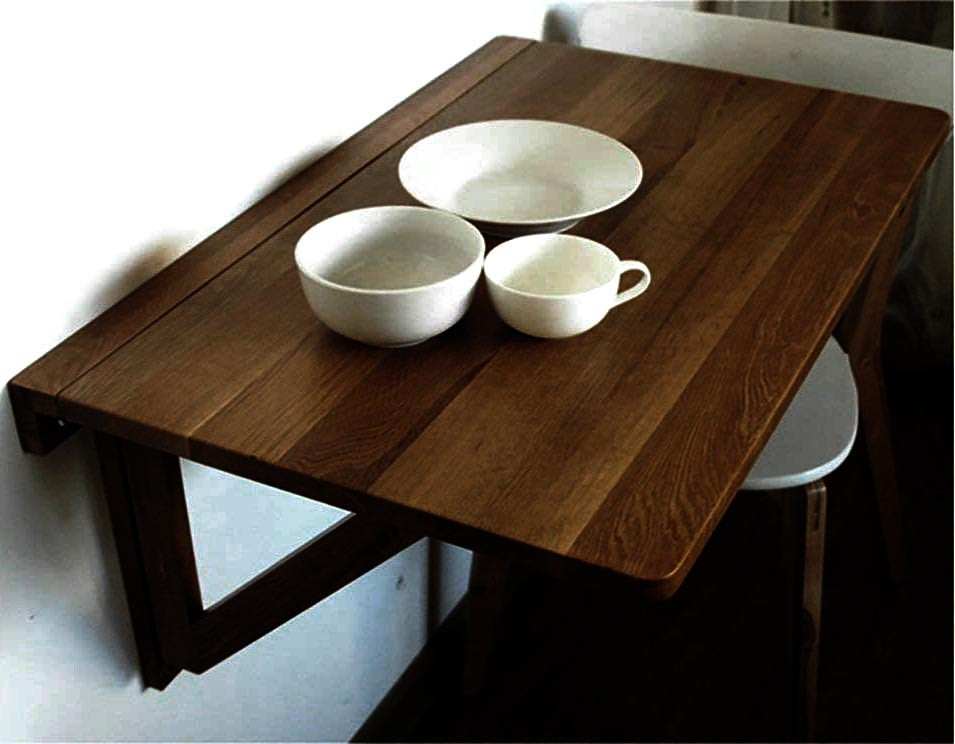 Настінний складаний столик "Требія" капучино Миколаїв - фото 1