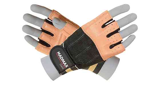 Перчатки для фітнесу MadMax MFG-248 Clasic Brown L Кам'янське