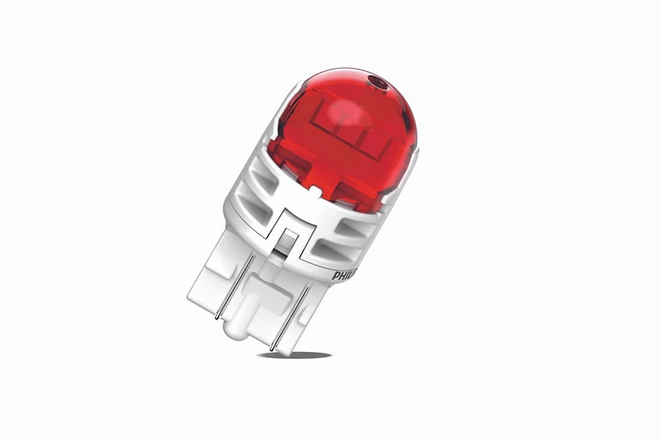 Комплект светодиодных ламп Philips 11066RU60X2 W21/5W LED Ultinon Pro6000 SI 12V 2.5/0.5 W3x16q RED Харків - фото 2