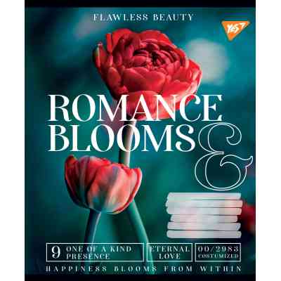 Тетрадь Yes А5 Romance blooms 96 листов, линия (766509) Винница