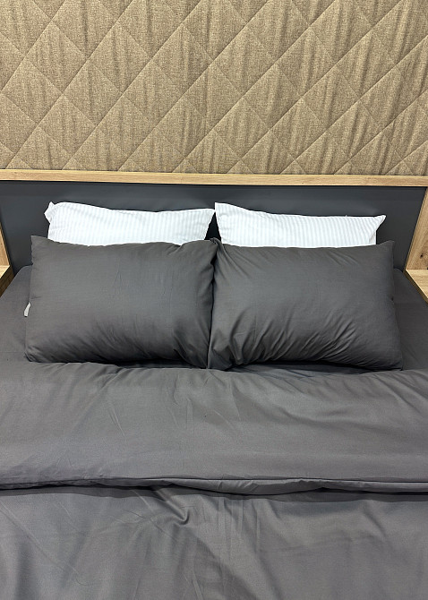 Комплект постельного белья, Decorator El Skin Полуторный 145х215 Темно-серый (88-072) Киев - изображение 8