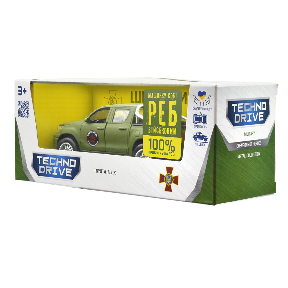 Автомодель серії Шеврони Героїв - Toyota Hilux - Червона калина Дніпро - фото 5