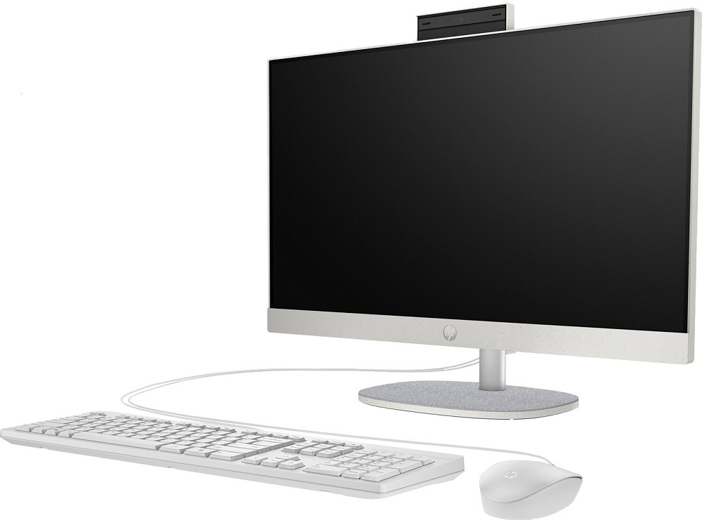 Моноблок 23.8" HP 24-cr0000ua AiO Ryzen 7 7730U/16Gb/SSD512Gb/K&M/Cam/WiFi/DOS/Shell White Винница - изображение 3