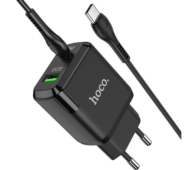 СЗУ Мережева Зарядна Устрій Hoco N5, 20W Type-c - Lightning Дніпро - фото 3