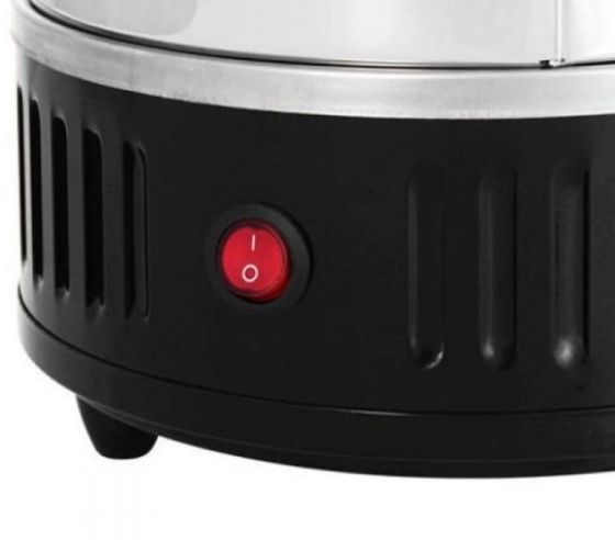 Електрошашличниця DOMOTEC 1000W на 6 шампурів, вертикальна, корпус чорний, для м'яса та овочів Київ
