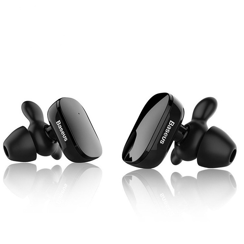 Бездротові Bluetooth-навушники Baseus Encok W02 з вбудованим мікрофоном NGW02-01 (Чорні) Николаев - изображение 1