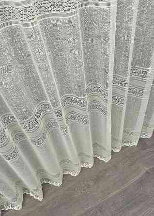 Тюль жакард, колекція "Bari" колір кремовий 1548т Київ