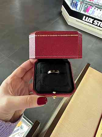 Паковання Cartier під кільце — коробочка, зовнішня коробочка, пакет і сертифікат Одеса