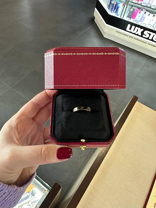 Паковання Cartier під кільце — коробочка, зовнішня коробочка, пакет і сертифікат Одеса - фото 1