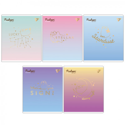 Зошит Yes Goldstar Pusheen А5 12 аркушів клітинка (767493) Вінниця - фото 1