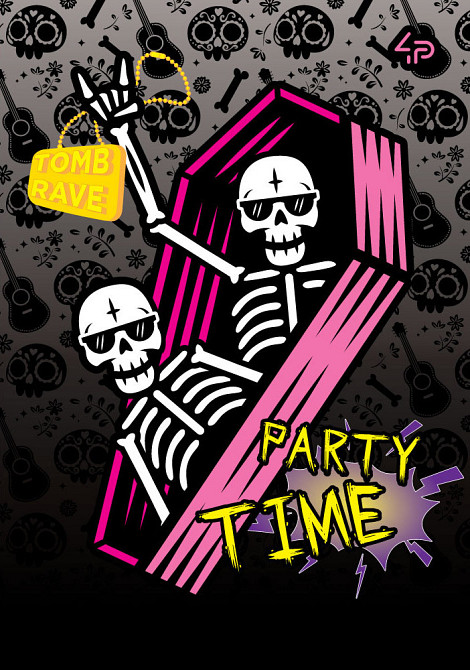 Блокнот TM 4Profi "Skeleton" tomb party, A5, шт Київ - фото 1