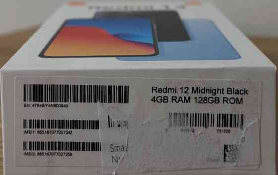 Смартфон Xiaomi Redmi 12 4/128Gb. Black Global NEW. Киев