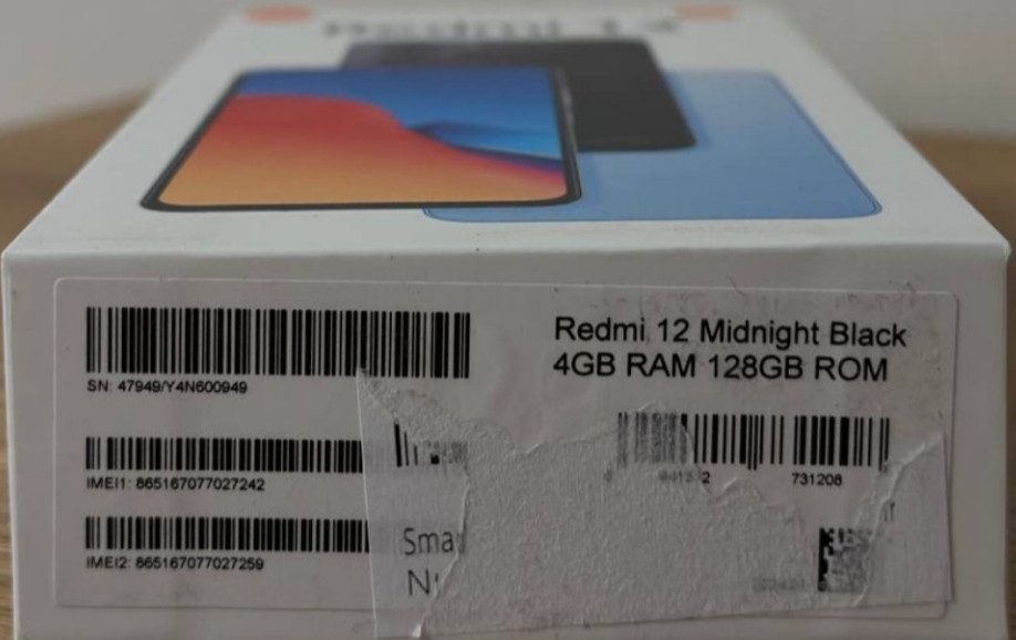 Смартфон Xiaomi Redmi 12 4/128Gb. Black Global NEW. Киев - изображение 1