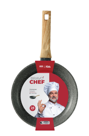 Сковорода Bravo Chef глибока 28 см (7133021) Київ