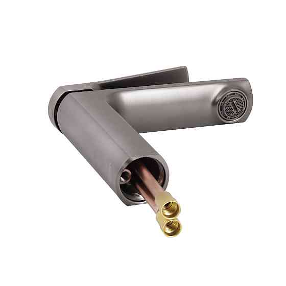 Смеситель для раковины Qtap Slavonice QTSLA270GMB45924 Gunmetal Black PVD Киев