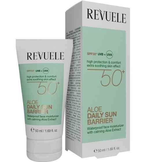 Крем для лица из алоэ Aloe Daily Sun Barrier SPF 50+ Revuele 50 мл Киев