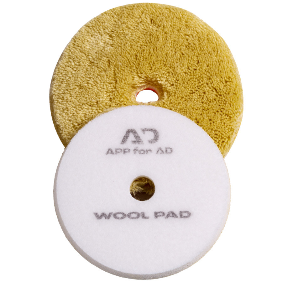 Круг (губка) полірувальний з вовни на липучці Ø150мм APP, 080147 Київ - фото 1