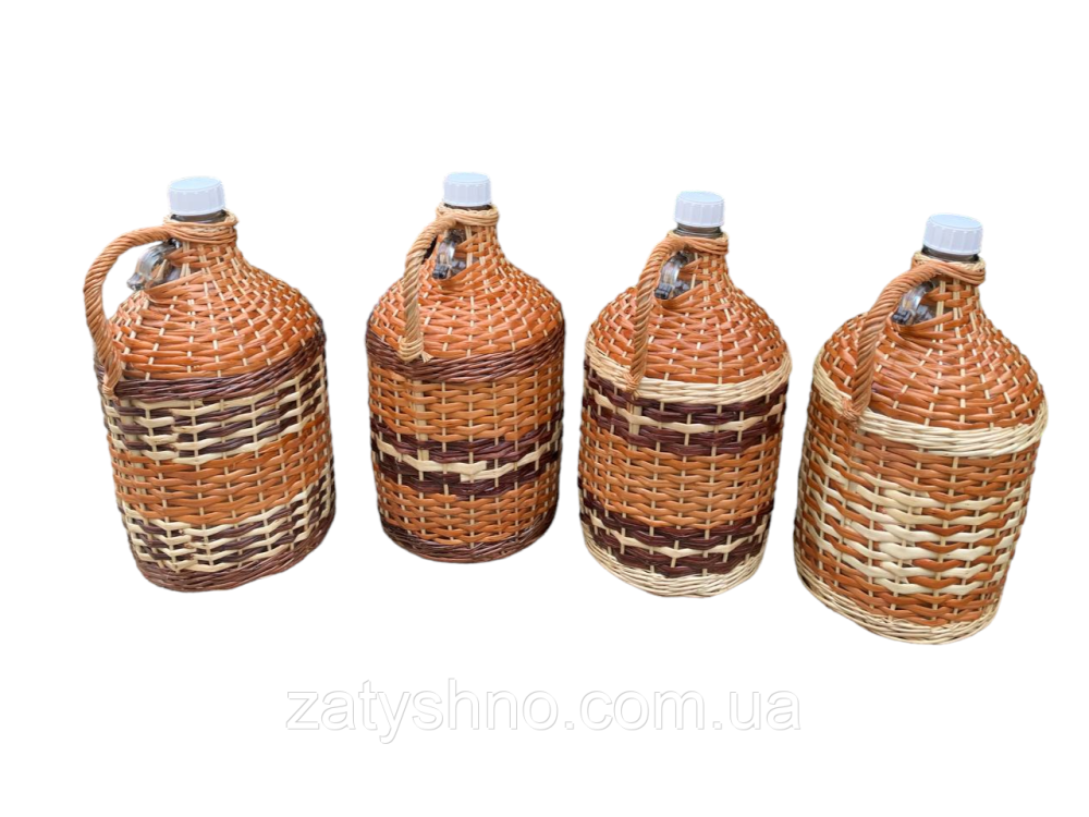 Бутель плетеный на 5 литров Киев - изображение 1